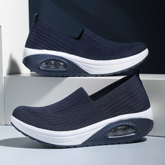 Women's Air Cushioned Walking Shoes Breathable Comfortable Outdoor Sneakers