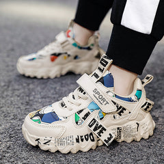 Breathable PVC Running Shoes for Boys - Ideal for Outdoor Sports