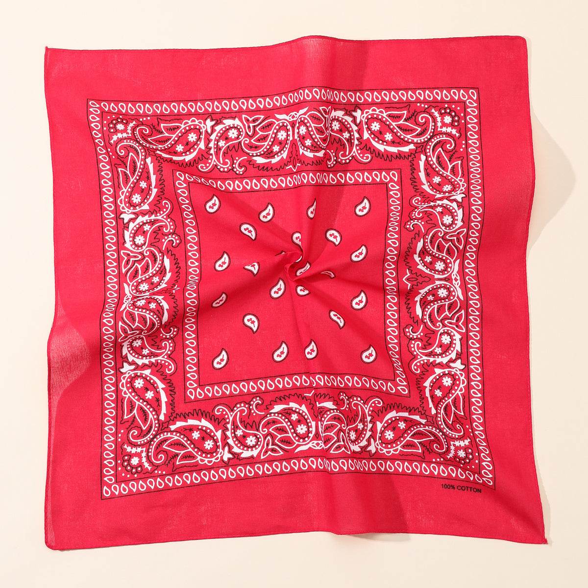 12pcs Paisley Print Scarf 50 04cm Small Square Neckerchief Hip hop Bandana
