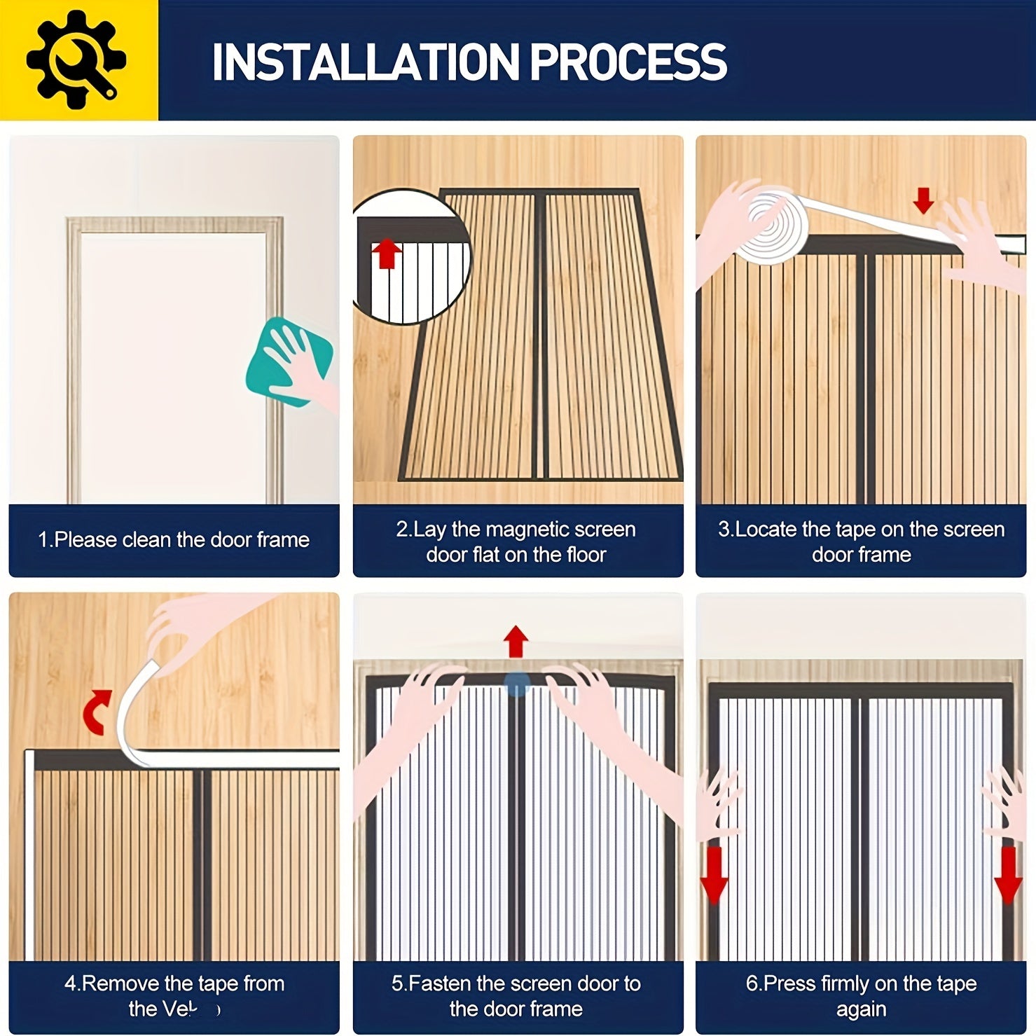 Magnetic Screen Door for Bug-Free Fresh Air