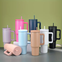 40oz Double Layer Vacuum Water Cup Large Capacity Stainless Steel Tumbler Cup