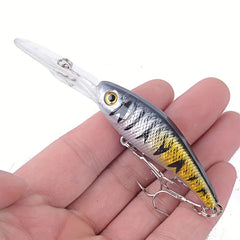 15pcs Crankbaits Fishing Lures Set for Pike Bass Trout Trolling Casting