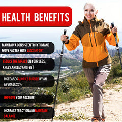 Telescopic Hiking Pole Lightweight Aluminum Alloy Mountaineering Stick