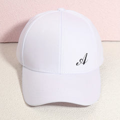 Embroidery Baseball Cap Unisex Solid Casual Sun Hat Adjustable Couple Dad Hats