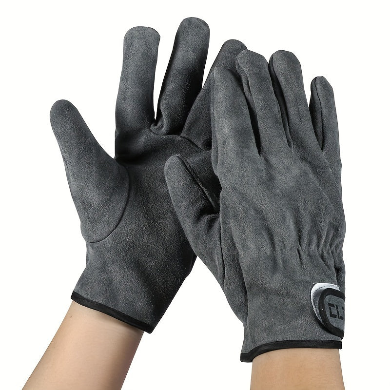 1pair Heat Resistant BBQ Gloves for Outdoor Picnic and Barbecue