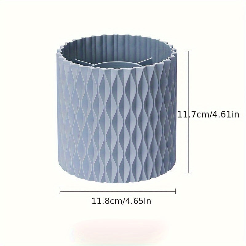 360 Rotating Cosmetic Brush Storage Bucket