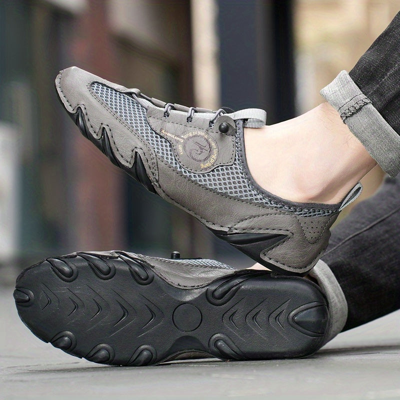 Men's Breathable Slip In Mesh Shoes Casual Outdoor Walking Shoes