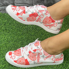 Women's Flat Bottomed Skateboard Shoes Lightweight Walking Shoes
