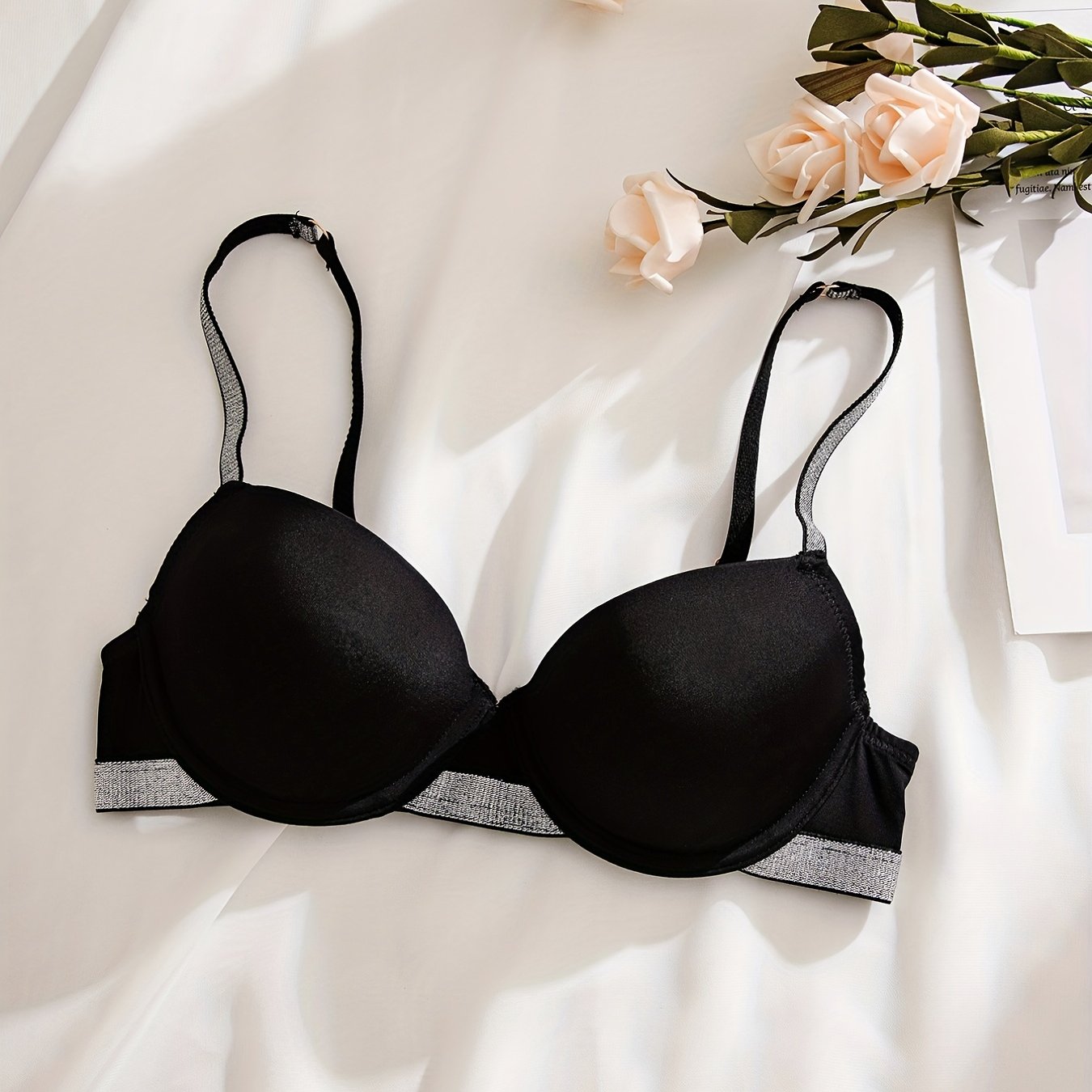 Colorblock Push Up Bra Women's Lingerie