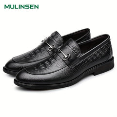 Men's Almond Toe Loafer Shoes Comfy Slip On Shoes Spring Summer