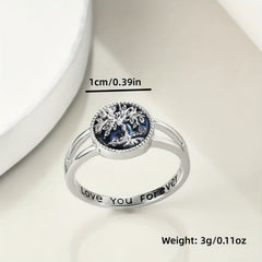 Tree Of Life Round Ring Decorative Accessories For Holiday Party Girls