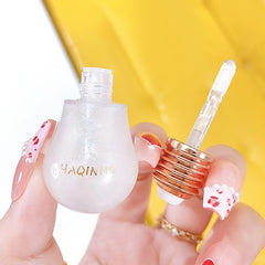 Colorful Lip Gloss Dewy Finish Sparkle Light Hydrating Plumping Lip Balm