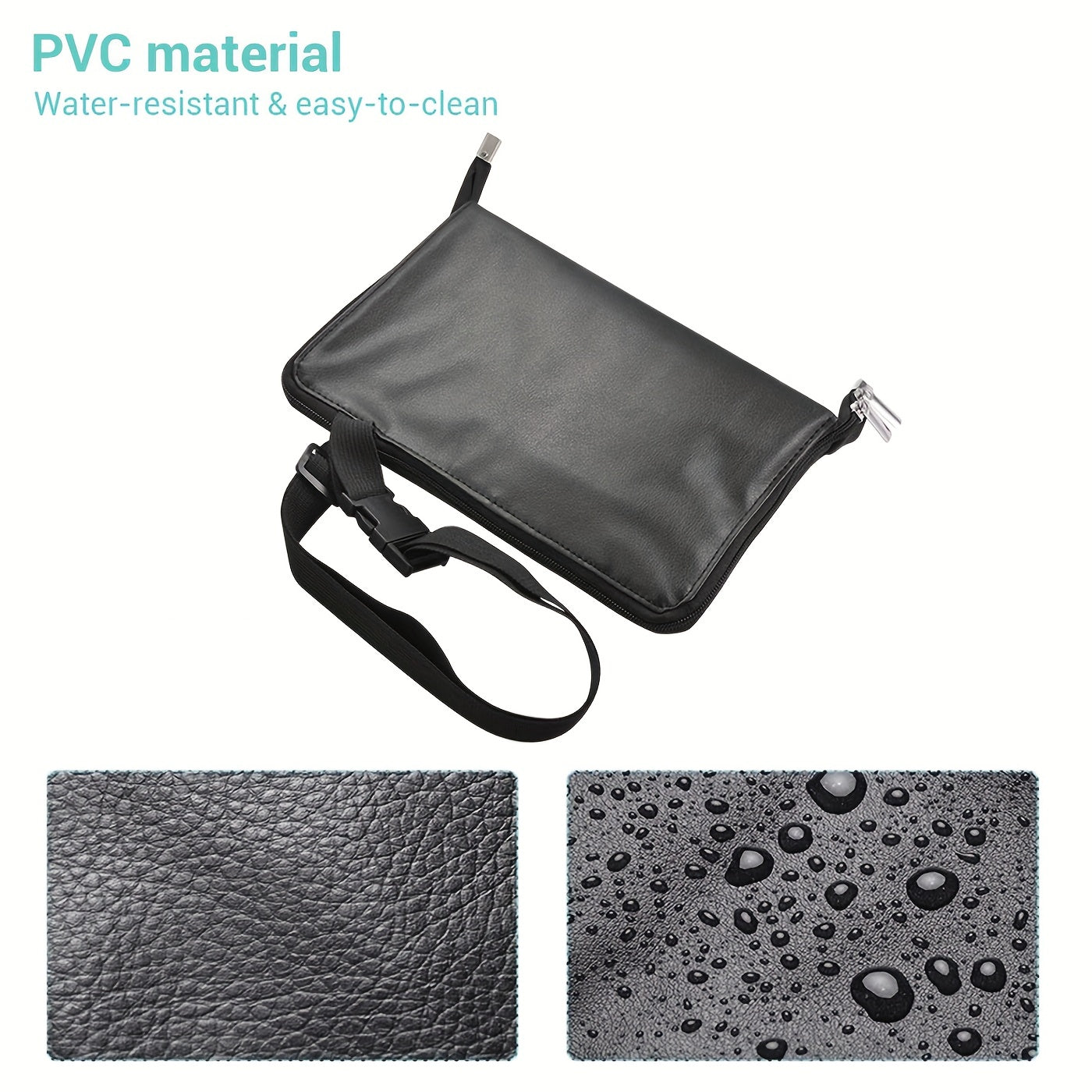 Makeup Brush Bag Waist Pack with Multiple Pockets