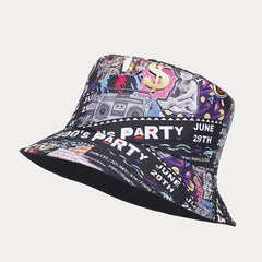 Full Print Double-sided Bucket Hat Street Basin Hat