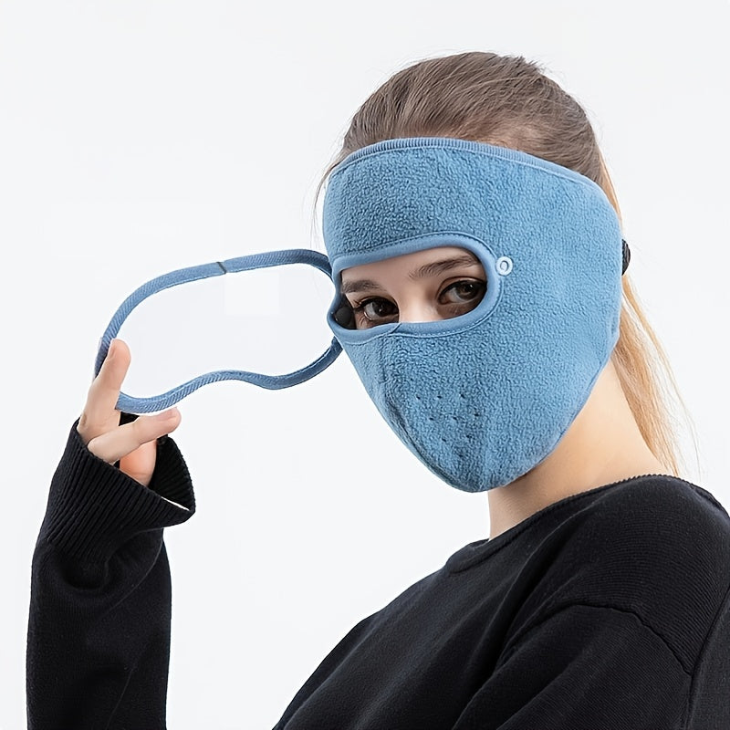 Polar Fleece Riding Goggles for Halloween Costume