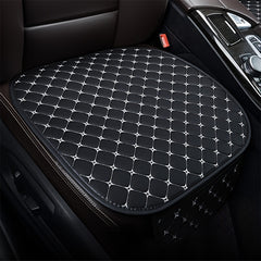Comfortable Napa Leather Star Embroidery Car Front Seat Cushion