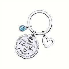 Never Forget That I Love You Keychain Pendant