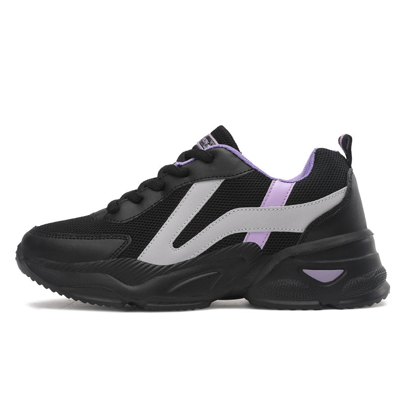 Women's Mesh Breathable Chunky Sneakers Non slip Outdoor Travel Shoes