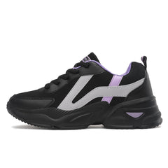 Women's Mesh Breathable Chunky Sneakers Non slip Outdoor Travel Shoes