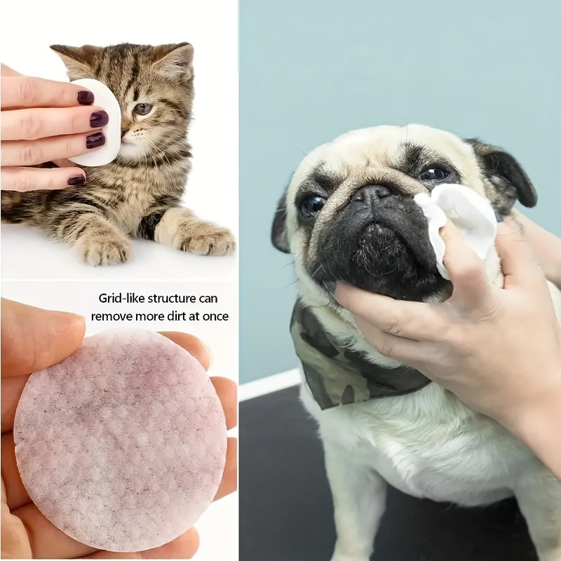120pcs Pet Eye Wipes Tear Stain Removal for Dogs & Cats