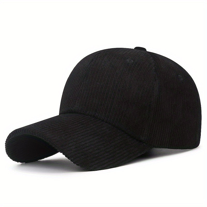 Corduroy Baseball Cap Casual Sun Hat