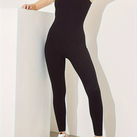 Women's Sports Tank Top Jumpsuit Yoga Bodysuit