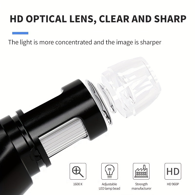 1600X Digital Microscope 960P Video Microscope For Adult Soldering