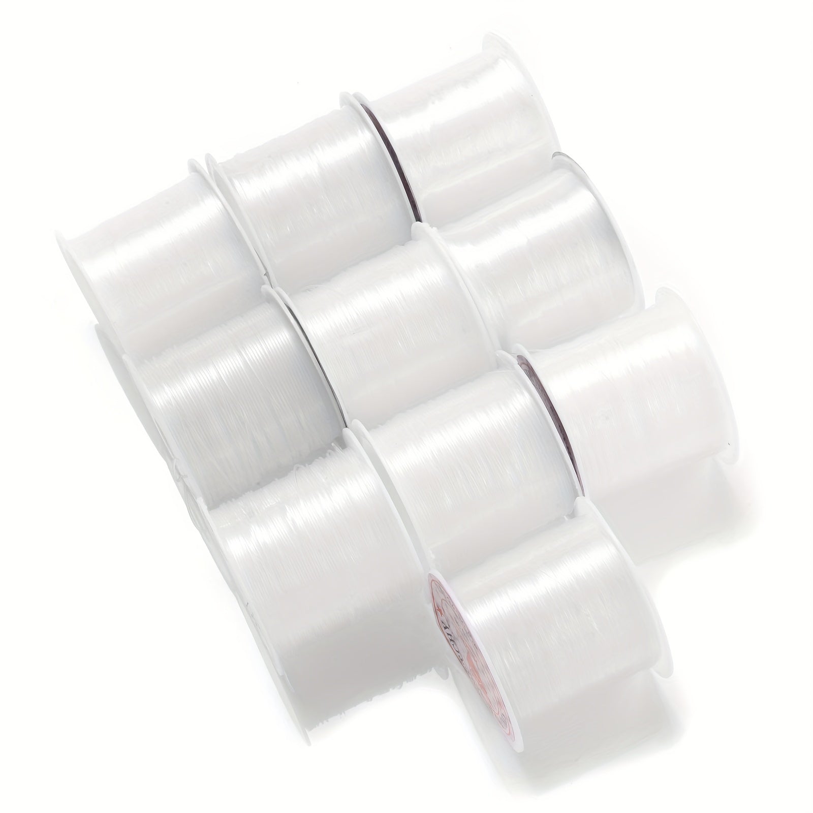 0.8mm Transparent Fish Line Non-Stretch Beading Thread for Jewelry Making