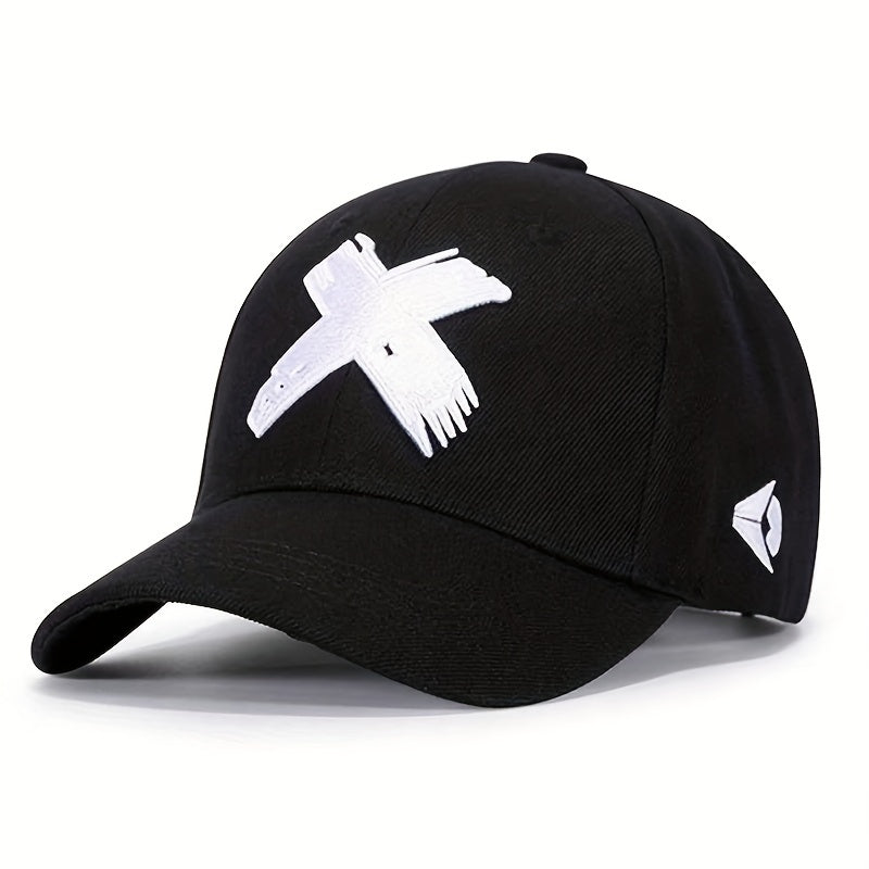 Men's Curved X Baseball Cap Spring Autumn Summer Style Hat