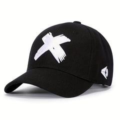Men's Curved X Baseball Cap Spring Autumn Summer Style Hat