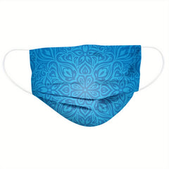50pcs Floral Print Disposable Face Mask Safety Dustproof Masks