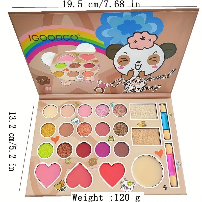 Lovely Bear 21 Colors Eyeshadow Palette for Party Makeup