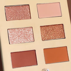 Orange Soda Eyeshadow Palette Brown Orange Pearly Matte Natural Finish