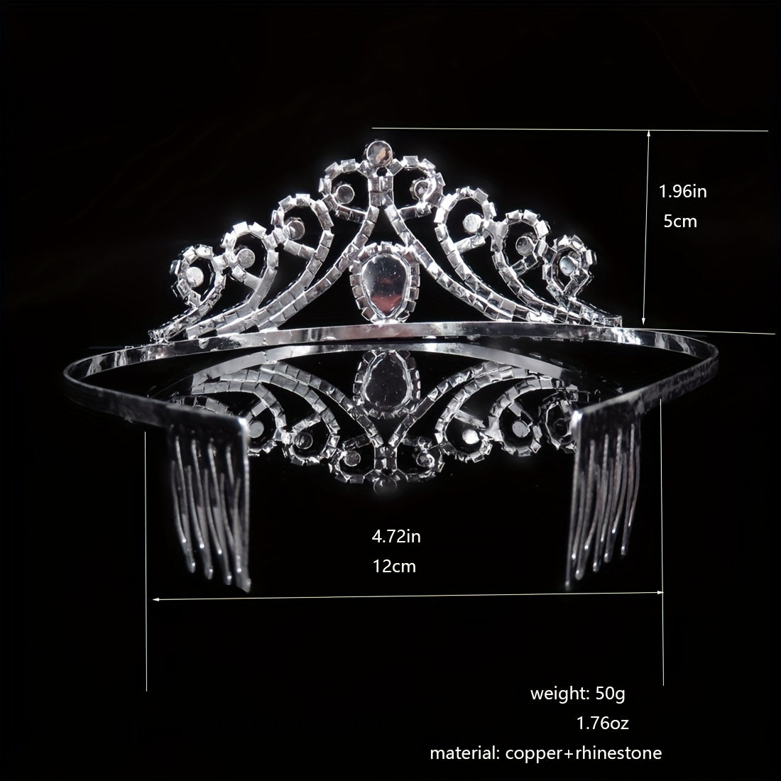 Crystal Headband Rhinestone Crown Wedding Hair Accessories