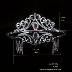Crystal Headband Rhinestone Crown Wedding Hair Accessories