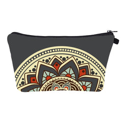 National Style Floral Print Toiletry Travel Bag