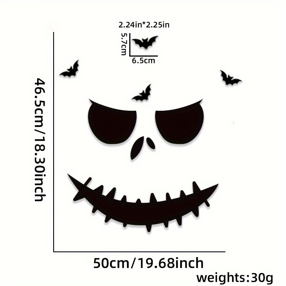 Halloween Decorations Skull Hand Pumpkin Door Stickers Ghost Party Decorations