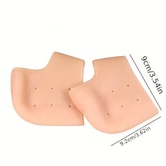 2pcs Silicone Heel Protector for Women & Men - Foot Care for Heel Cracks