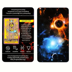 Pocket Size Tarot Learning Card with Electronic Guidebook
