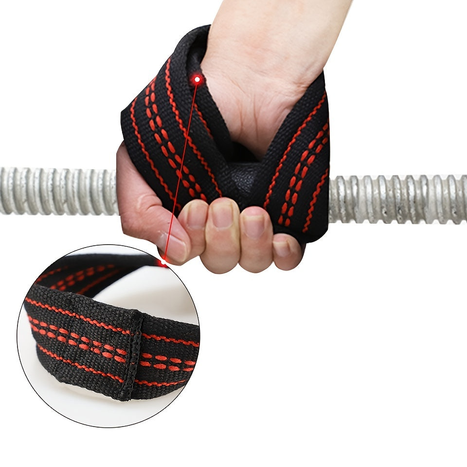 2pcs Weightlifting Fitness Cotton Non slip 8 shaped Moving Belt Pull up Grip