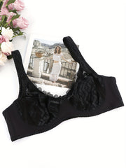 Women's Plus Lace Stretch Minimizer Bra