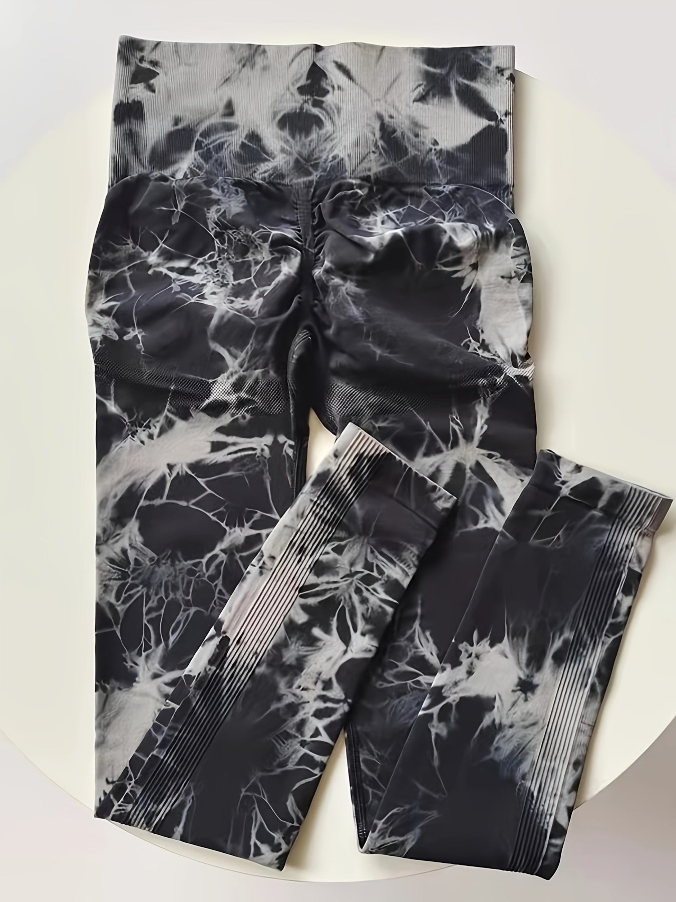 Tie Dye High Stretch Yoga Leggings High Waist Quick Drying Sports Leggings