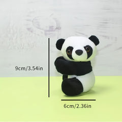 Cartoon Plush Toy Panda Clip Raccoon Hug Panda Plush Doll Travel Gift