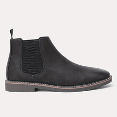 Men's Chelsea Boots Round Toe Ankle Boots