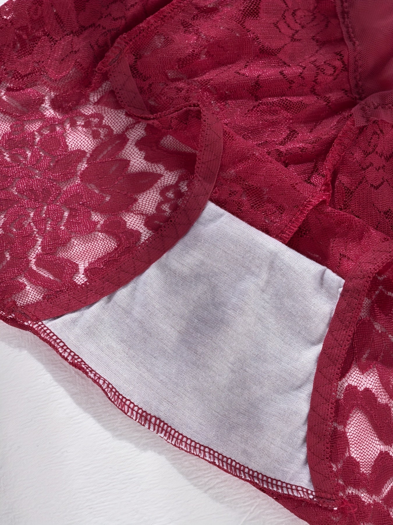 3pcs Floral Lace Briefs Sexy Intimates Panties Women's Lingerie
