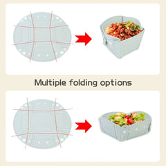 Collapsible Silicone Bowl And Plate Set for Family and Camping