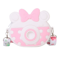 Girls Cartoon Silicone Shoulder Bag Coin Purse Wallet - Gift for Little Girls