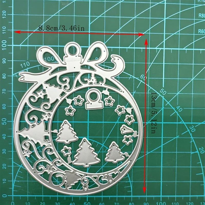 Christmas Decor Ball Embossed Mold DIY Christmas Dies For Card Making