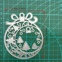 Christmas Decor Ball Embossed Mold DIY Christmas Dies For Card Making