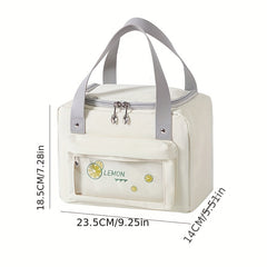 Large Capacity Japanese Lunch Bag Insulated Bento Picnic Office Work Waterproof